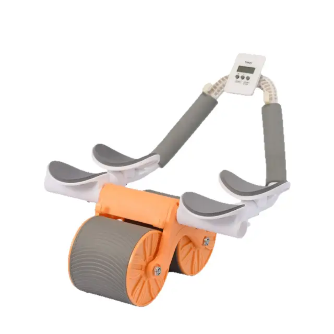 Roue Abdominale Multifonction avec Écran LCD et Support Téléphone
