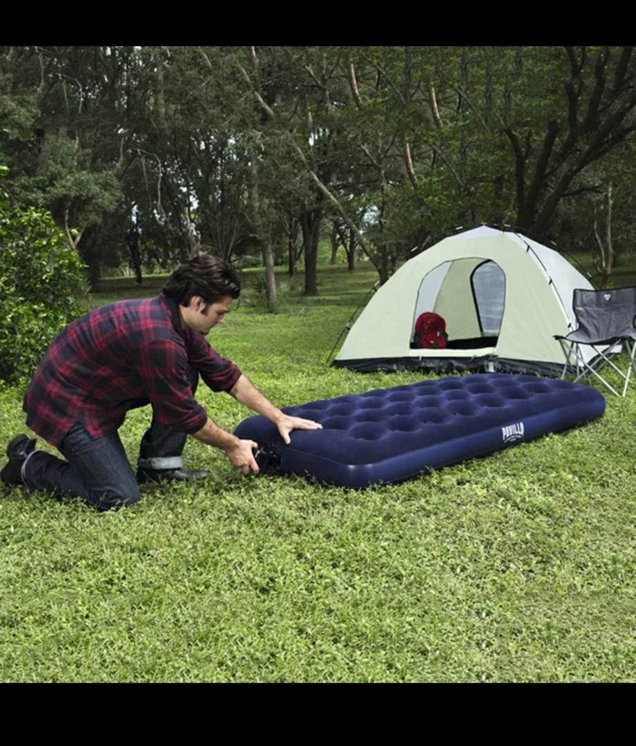 Matelas Gonflable 1 Place Confort Premium – Léger, Résistant et Facile à Gonfler