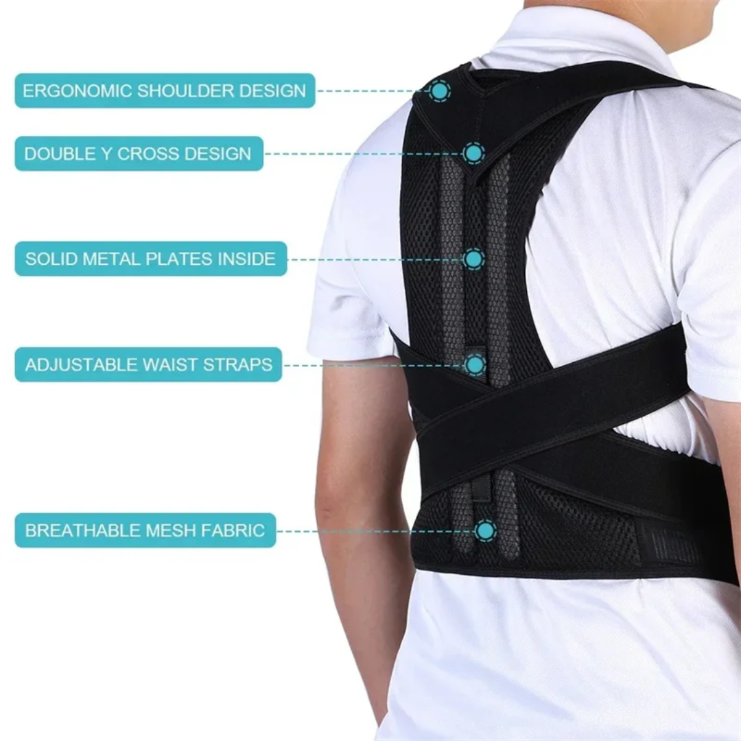 Correcteur de Posture Unisexe – Soutien du Dos et Alignement de la Colonne