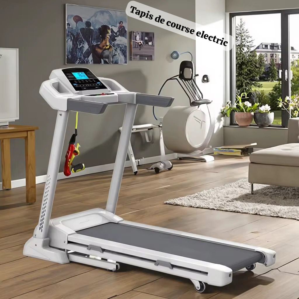Tapis de Course Électrique Pliable avec Inclinaison 20 Niveaux – Fitness à Domicile