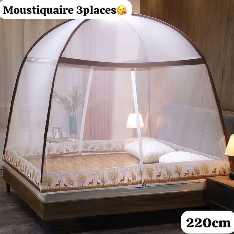 Moustiquaire Pliable 3 Places – Protection Totale Anti-Moustiques (220 cm)