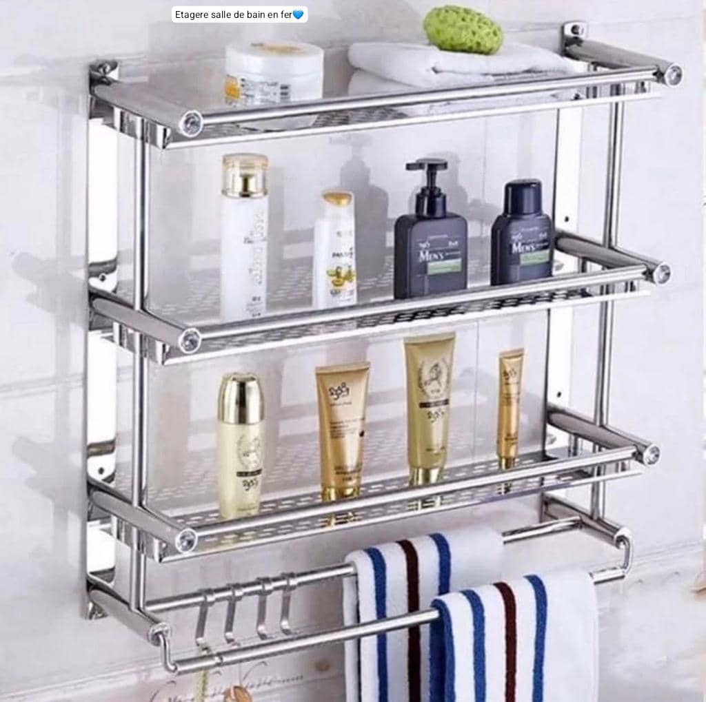 Étagère de salle de bain 4 niveaux
