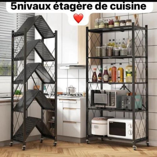 Étagère Pliable 5 Niveaux