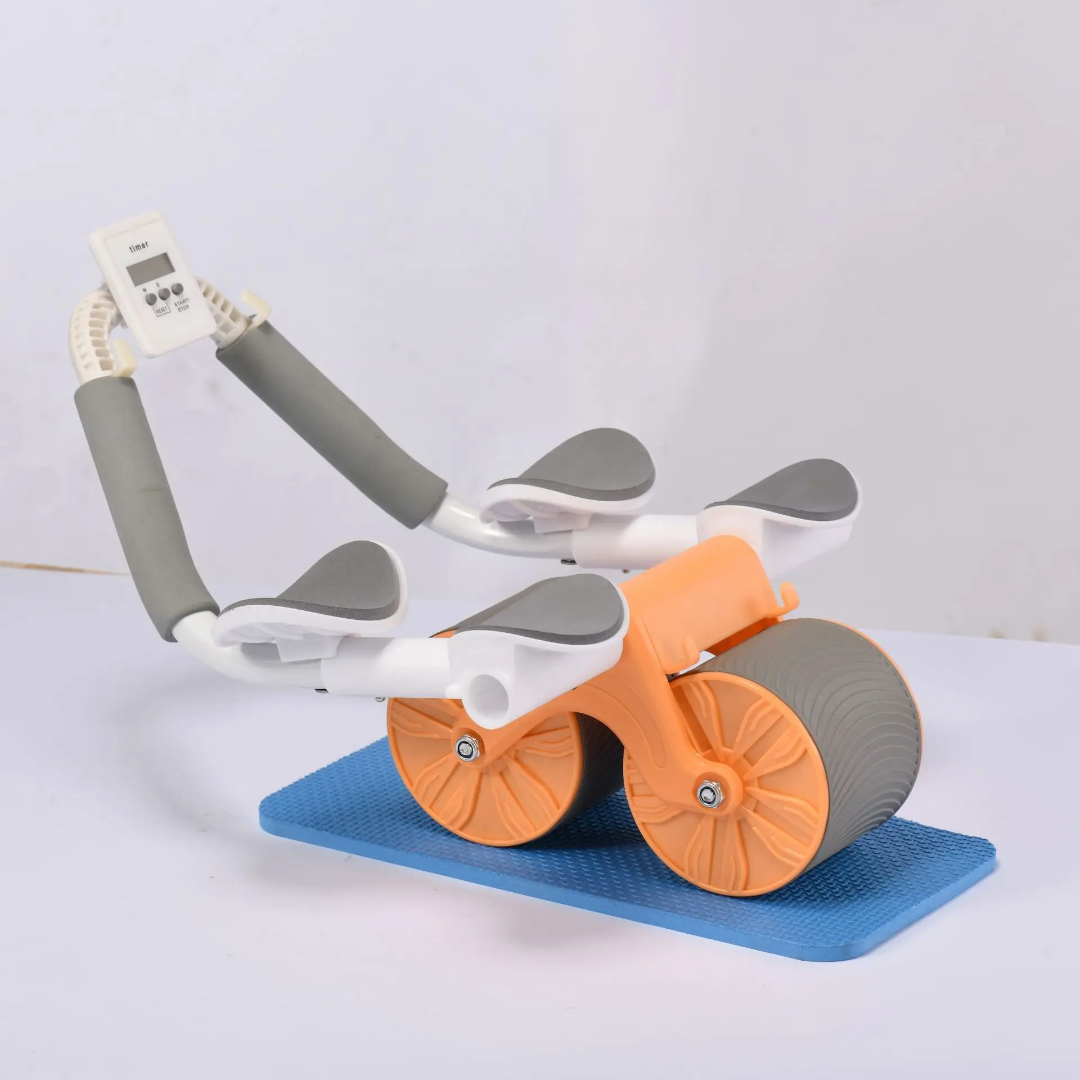 Roue Abdominale Multifonction avec Écran LCD et Support Téléphone