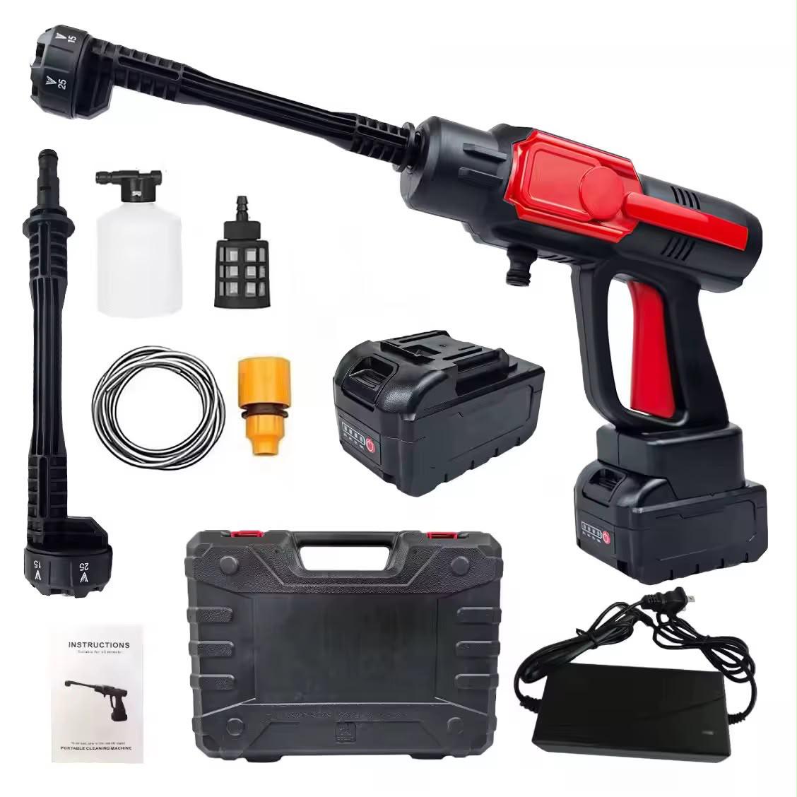 Nettoyeur Haute Pression Sans Fil 96V – Machine de Nettoyage Portable