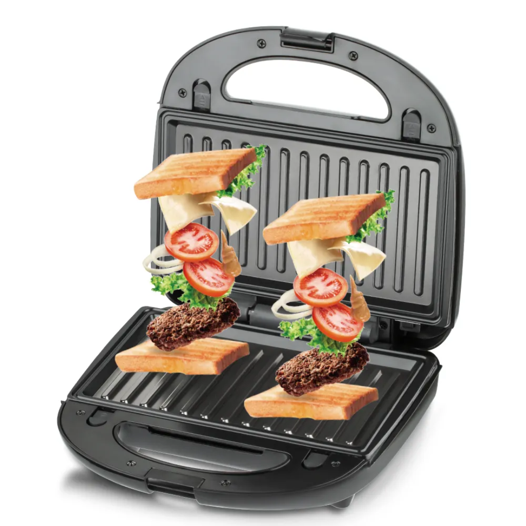 Sandwich Maker 7 en 1 Multifonction – Grill, Gaufres, Donuts & Plus