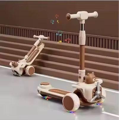 Trottinette Enfant 3 Roues Lumineuse – Sécurité et Fun Garanti