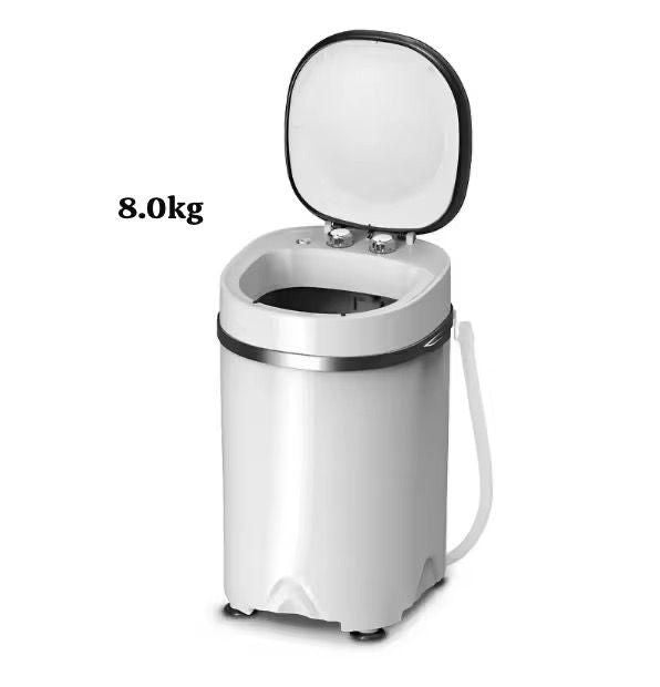 Machine à Laver Compacte 8KG – Mini Lave-Linge Automatique Grande Capacité