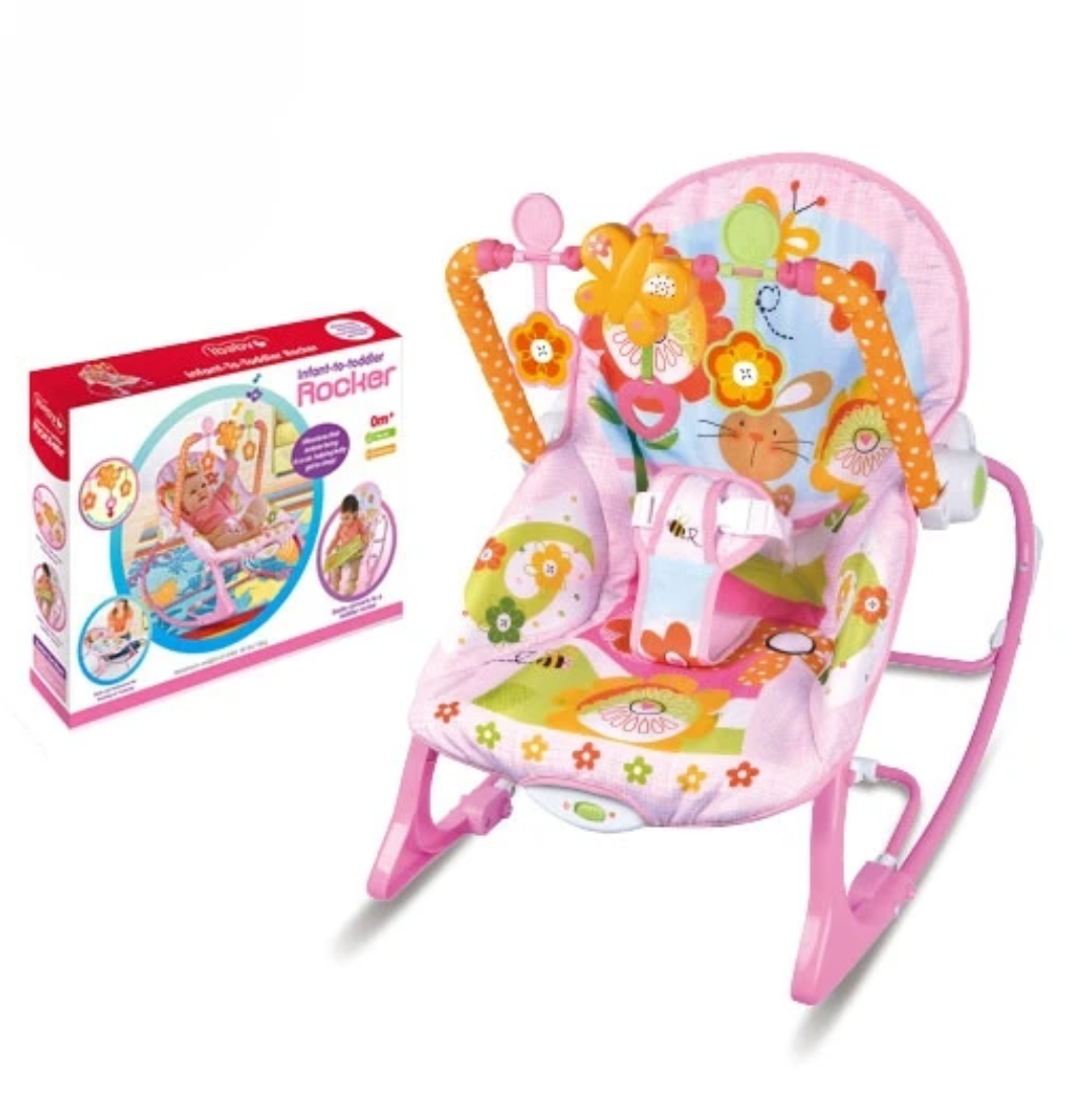 Balançoire pour bébé avec des jouets