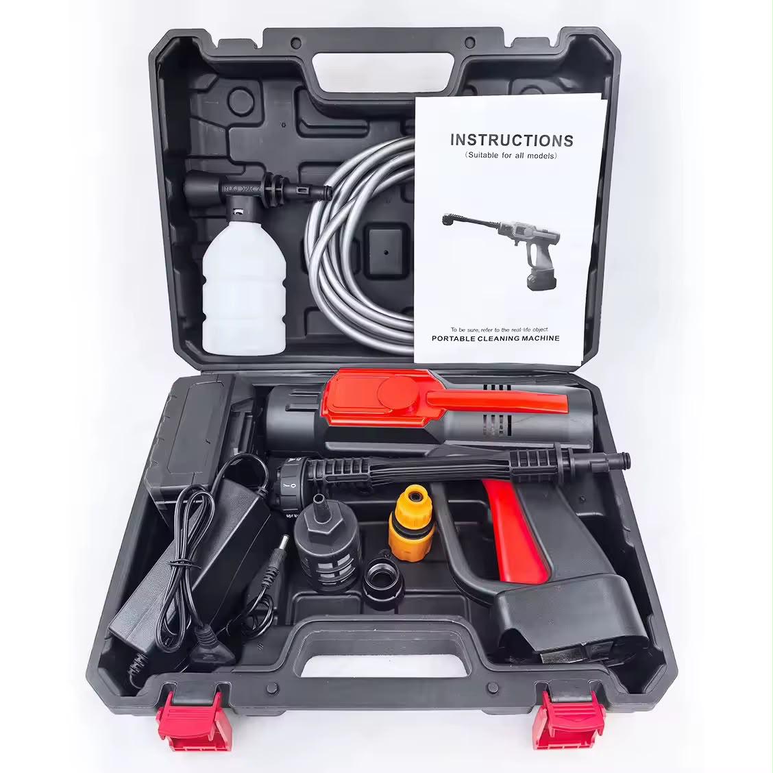 Nettoyeur Haute Pression Sans Fil 96V – Machine de Nettoyage Portable