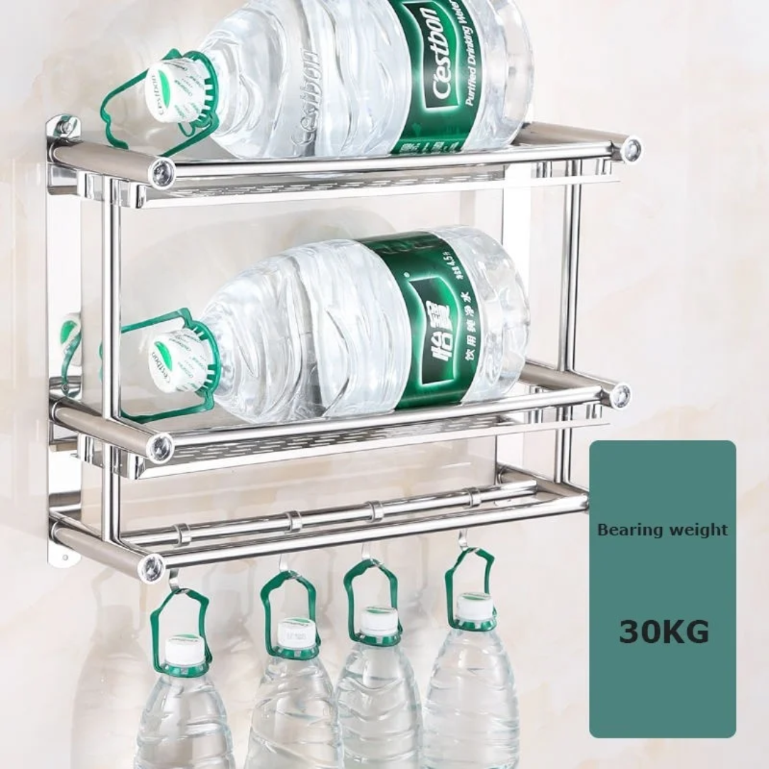 Étagère Murale Salle de Bain en Inox – Antirouille, Solide et Élégante