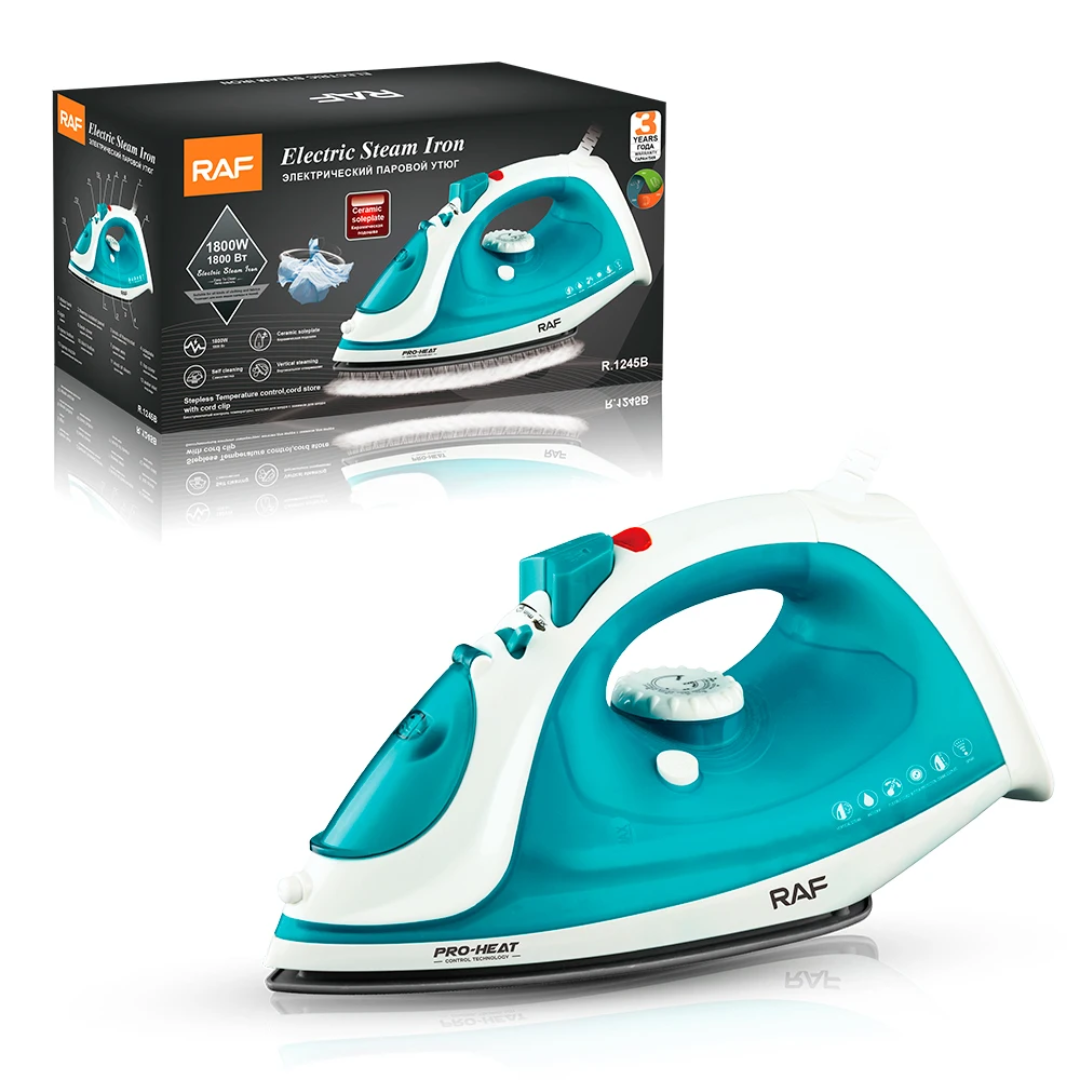 Fer à Repasser Vapeur Électrique RAF – 1800W