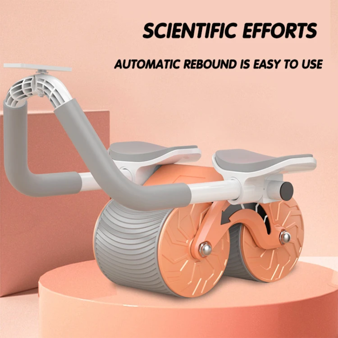 Roue Abdominale Multifonction avec Écran LCD et Support Téléphone