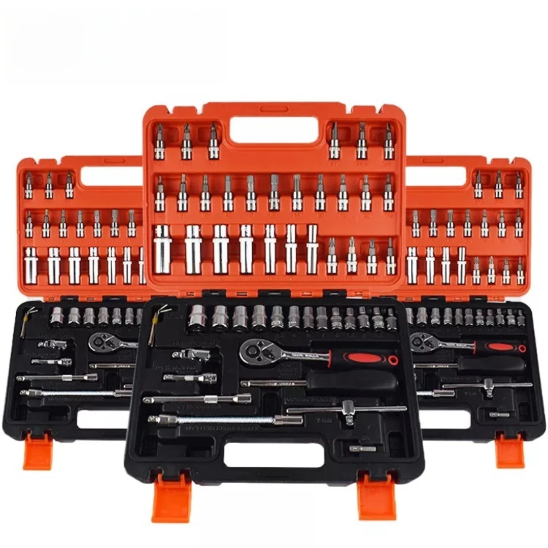 Coffret de Clés à Douille & Embouts Multifonctions – Kit Complet 46 Pièces