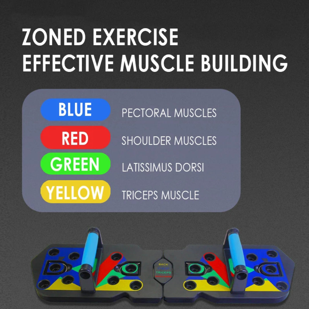 Planche de Musculation Multifonction avec Bandes de Résistance – Entraînement Complet à Domicile
