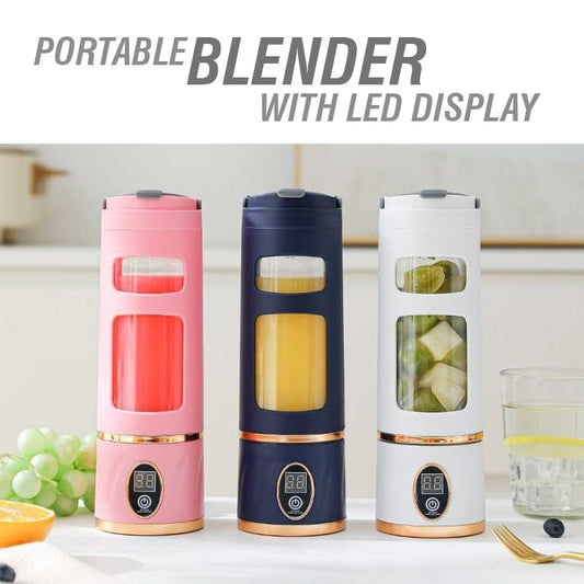 Mixeur Portable Rechargeable avec Écran LED – Smoothies & Jus Partout