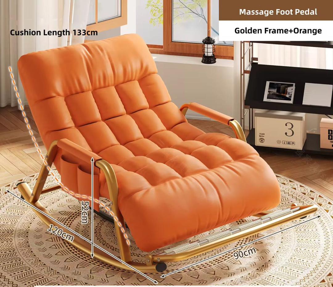 Fauteuil à Bascule Double Pliable – Confort Ultime pour 2 Personnes