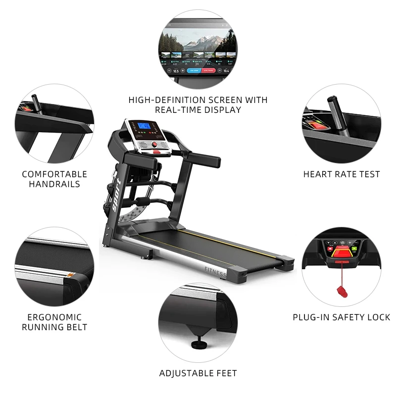 Tapis de Course Électrique Professionnel – Fitness à Domicile