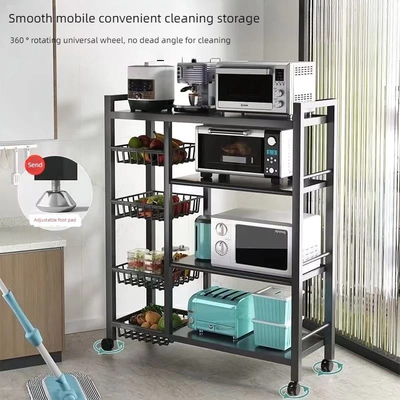 Étagère de Rangement Multifonctionnelle pour Cuisine – Grande Capacité et Design Moderne