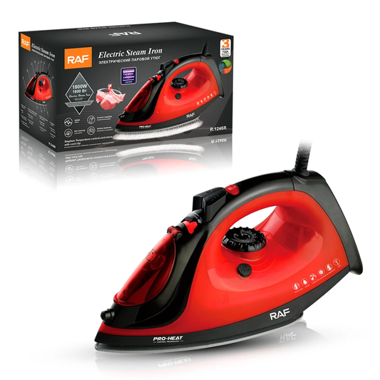 Fer à Repasser Vapeur Électrique RAF – 1800W