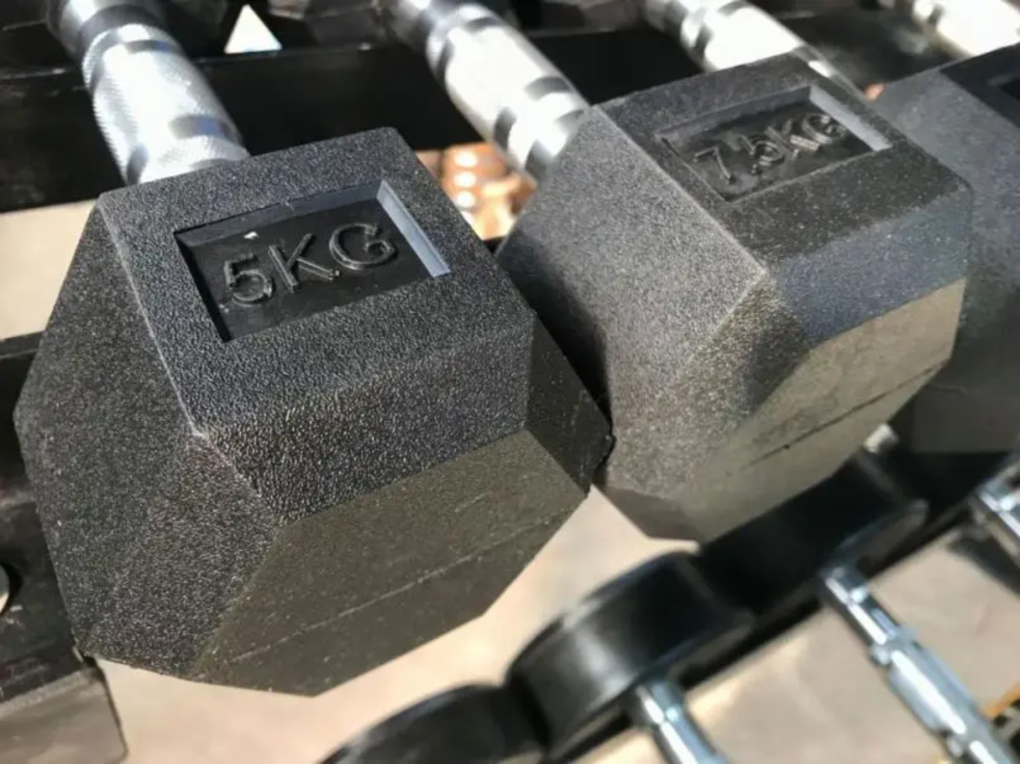 Paire Haltères 5 kg x 2