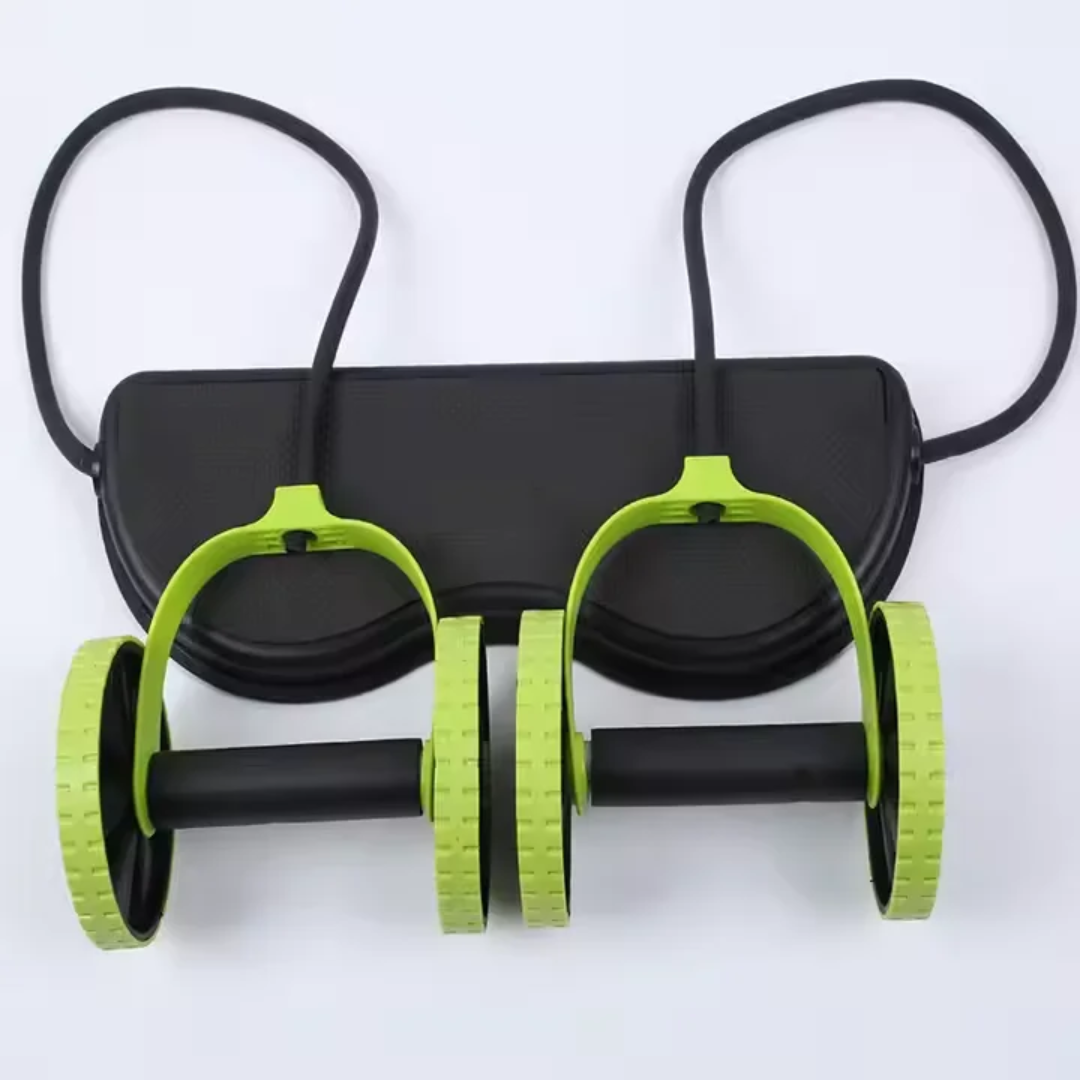 🏋️‍♂️ Roue Abdominale avec Support pour Genoux – Renforcement Musculaire Efficace à Domicile