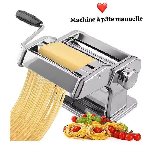 Machine à Pâtes Manuelle en Acier Inoxydable – Pâtes Fraîches Maison Faciles