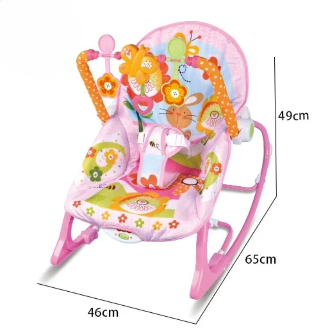 Balançoire pour bébé avec des jouets