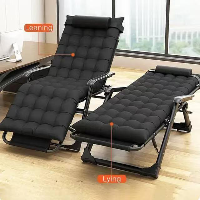 Fauteuil Relax Pliable Haut Confort – Dossier Réglable et Coussin Épais