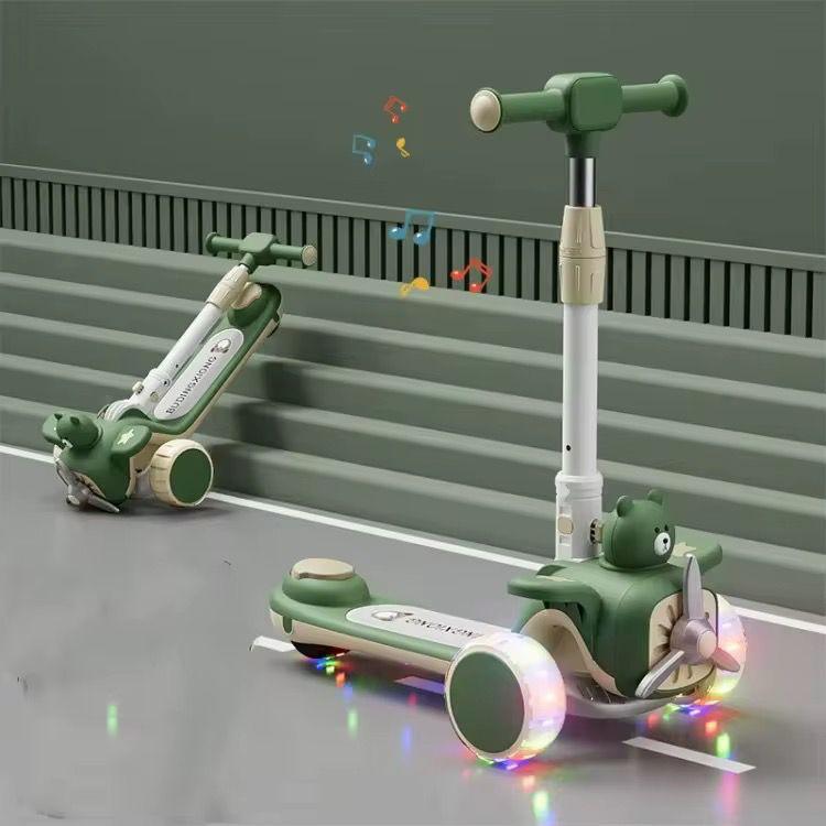 Trottinette Enfant 3 Roues Lumineuse – Sécurité et Fun Garanti