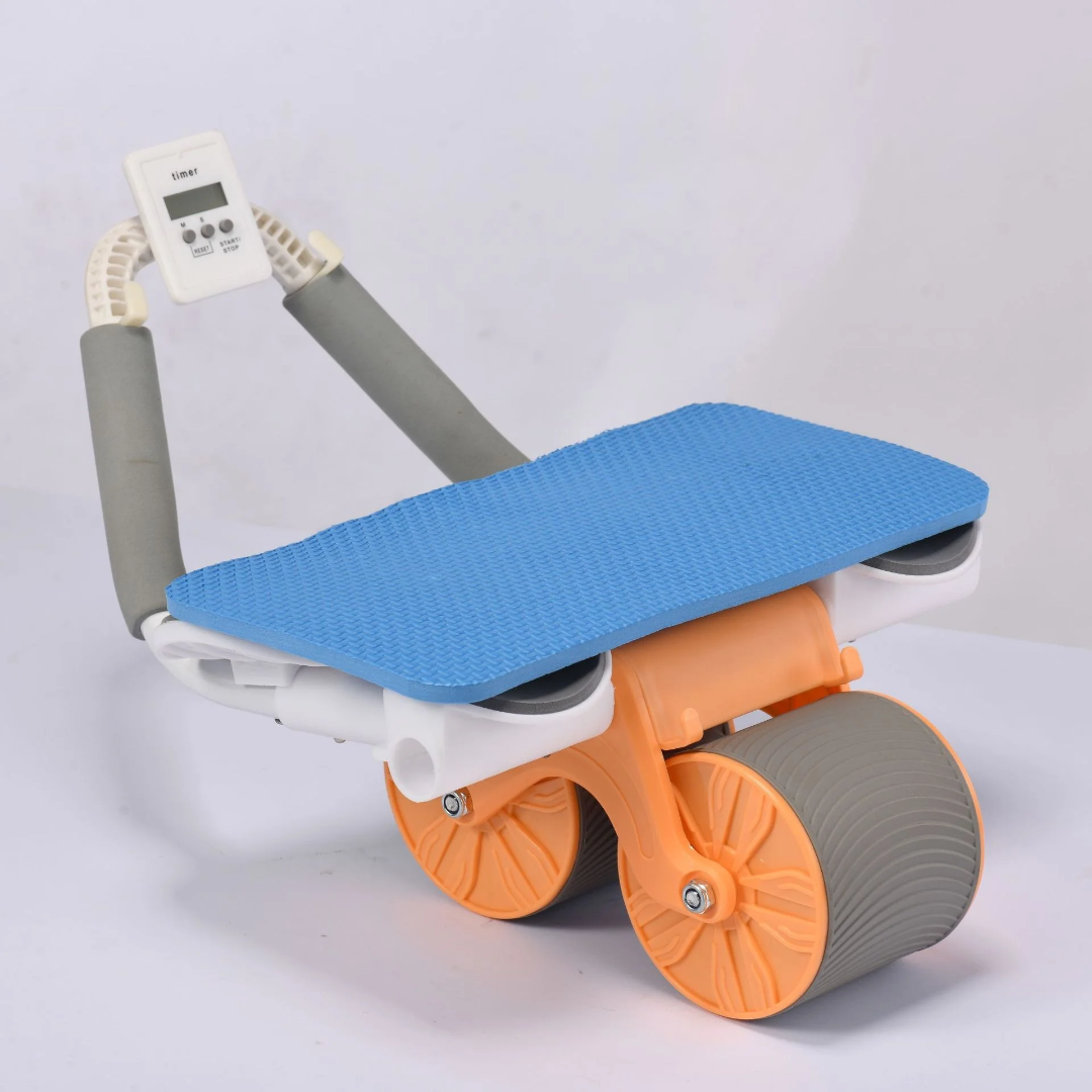 Roue Abdominale Multifonction avec Écran LCD et Support Téléphone