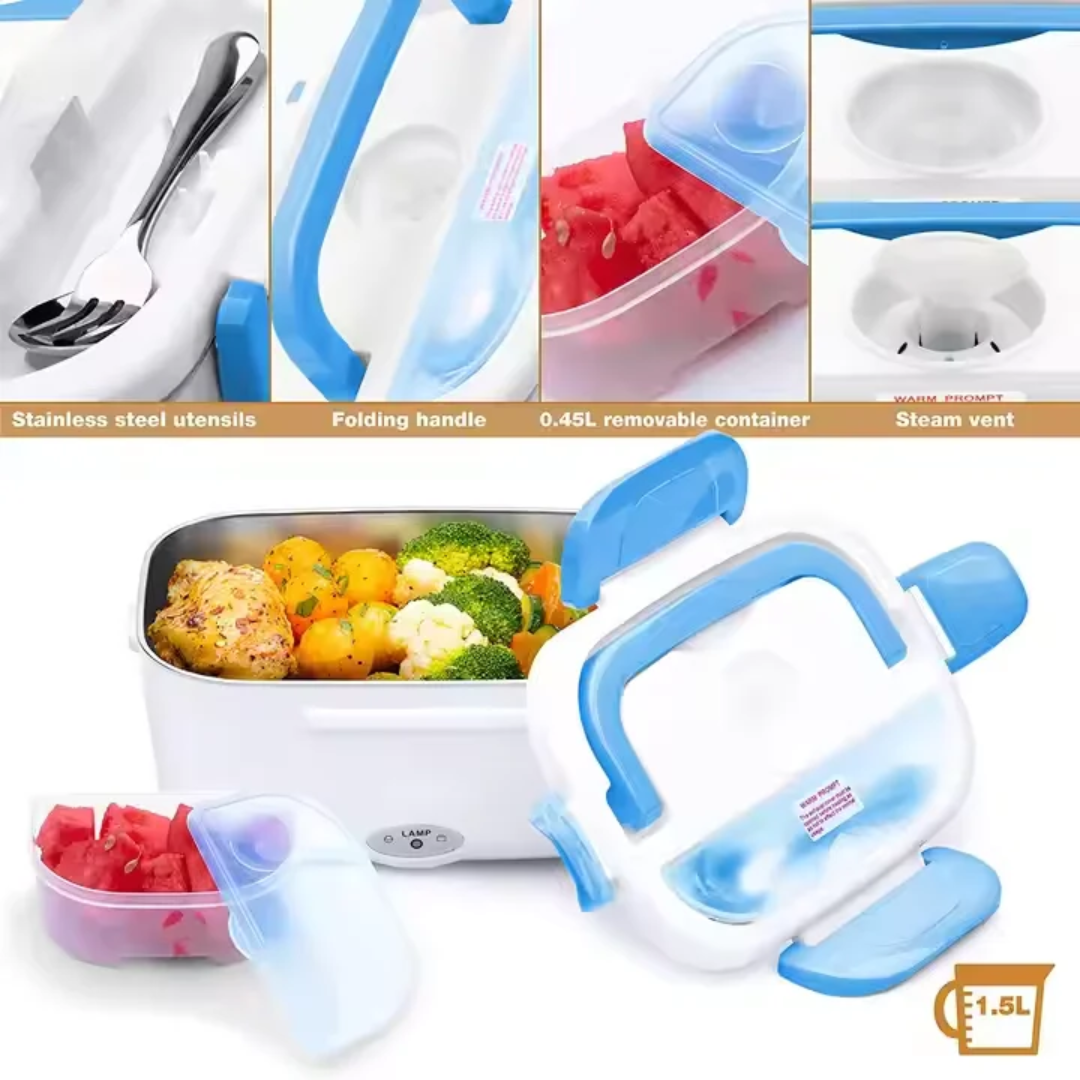 Lunch Box Électrique 1,05L – Chauffe-Réchauffe vos Repas Facilement