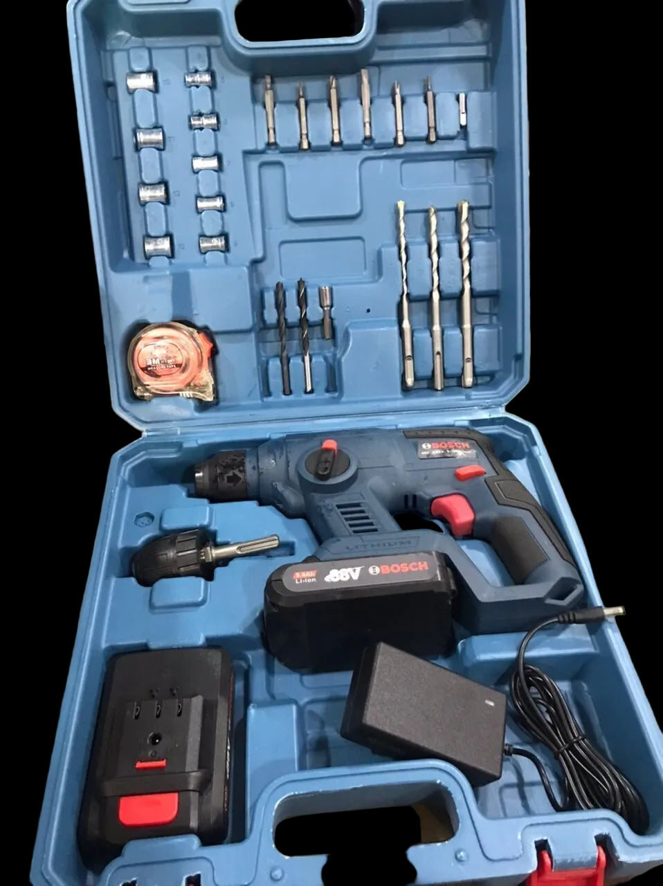 Perceuse-visseuse sans fil 88V BOSCH – Coffret complet avec forets et embouts