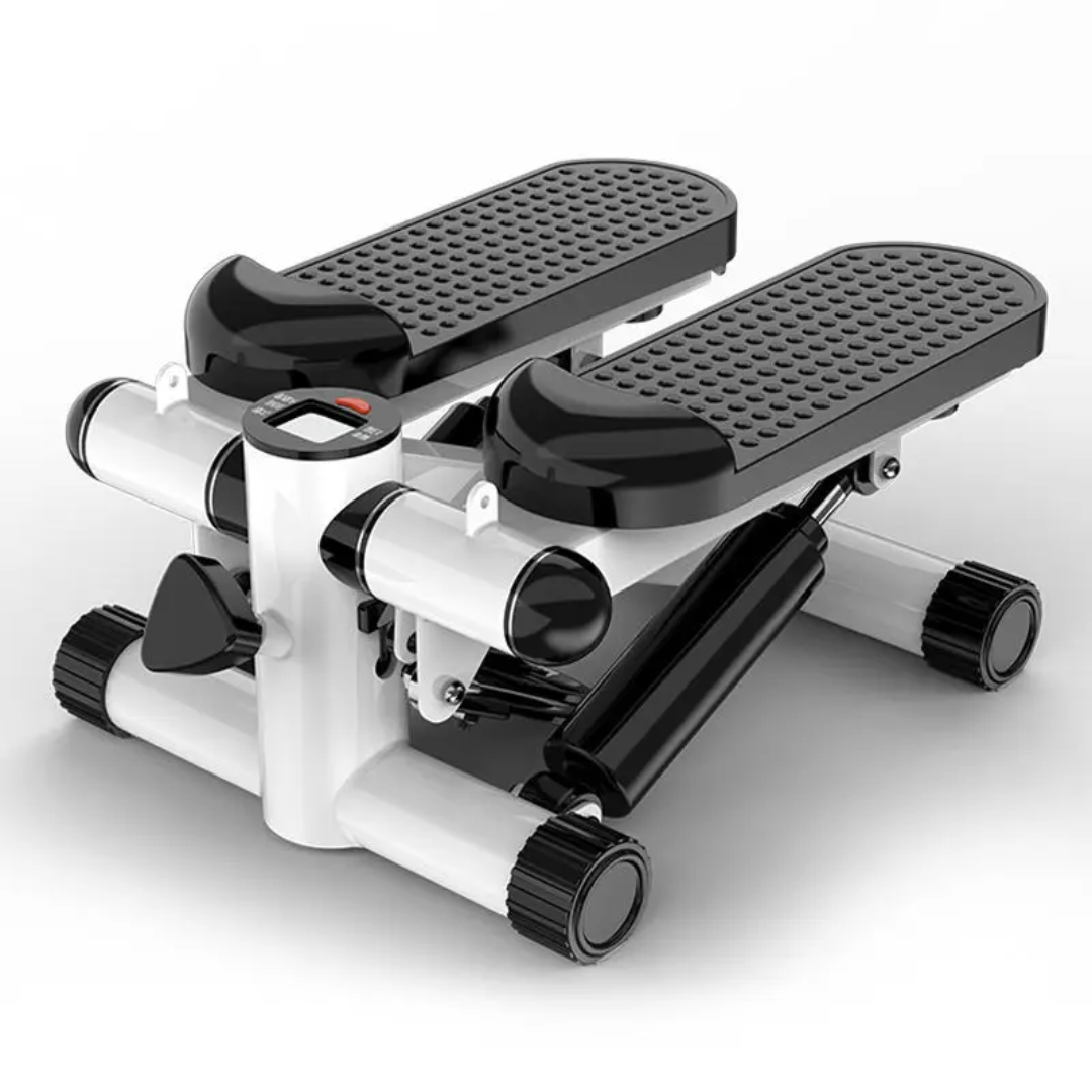 Mini Stepper Fitness avec Élastiques & Compteur – Appareil de Cardio à Domicile
