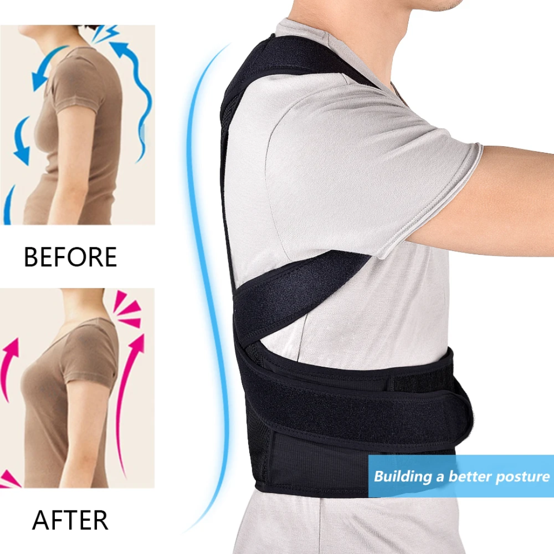 Correcteur de Posture Unisexe – Soutien du Dos et Alignement de la Colonne