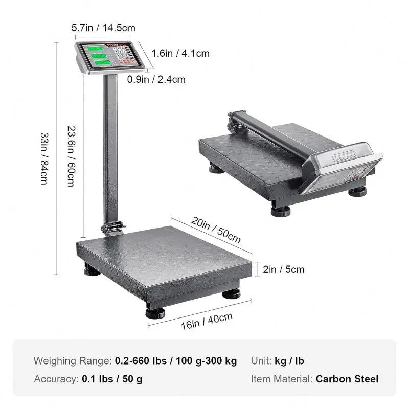 Balance Électronique Professionnelle 150KG – Rechargeable & Haute Précision