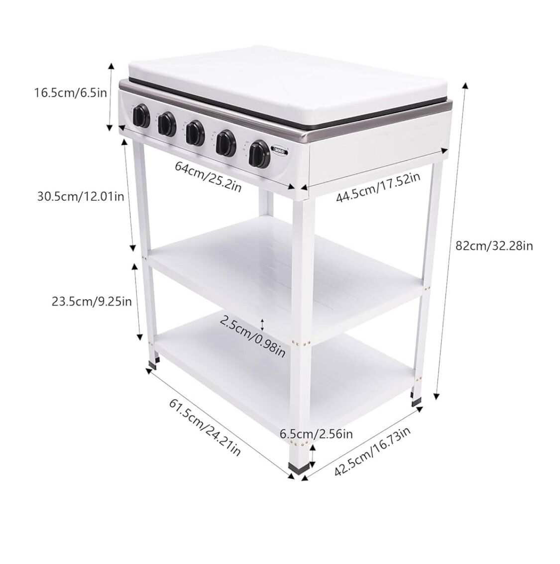 Cuisinière 5 Feux