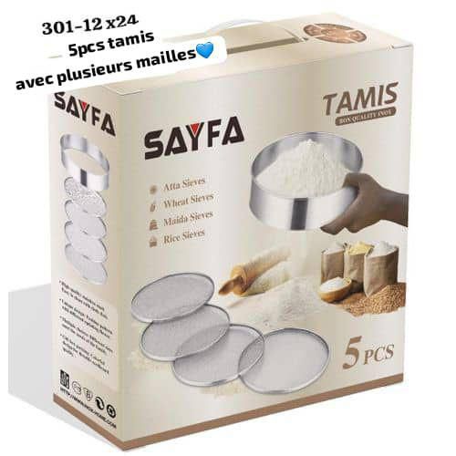 Tamis 5 pcs avec plusieurs mailles