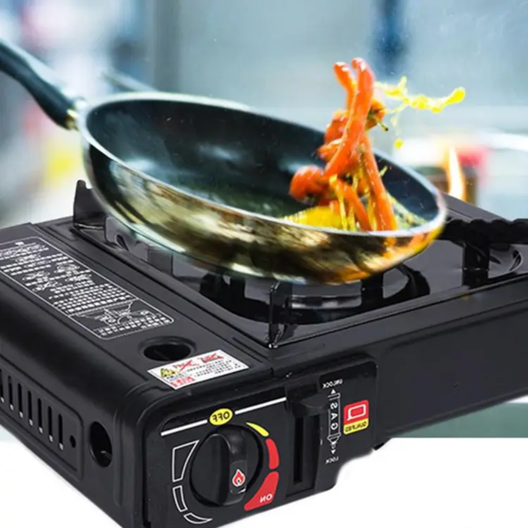 🔥 Cuisinière à Gaz Portable  avec charge Puissante, Sécurisée et Facile à Transporter