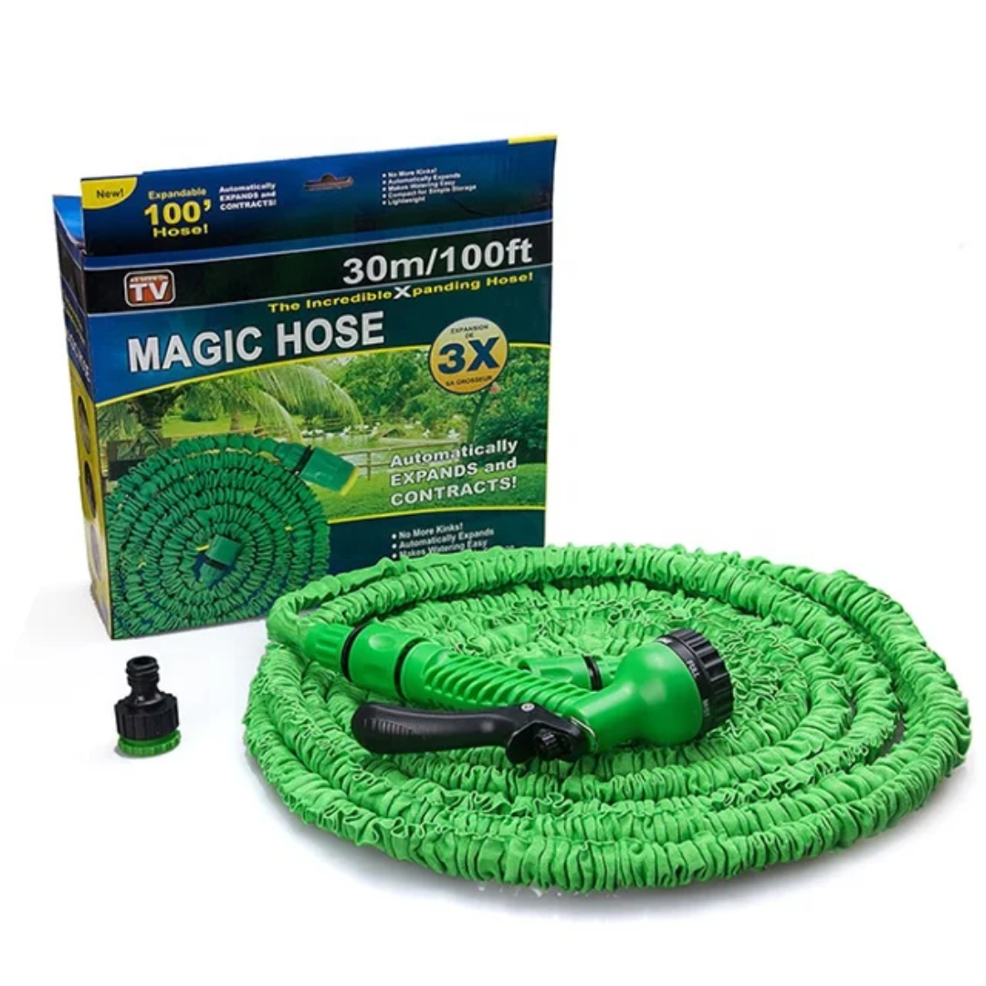 Tuyau d’Arrosage Extensible 30m + Pistolet Multifonctions