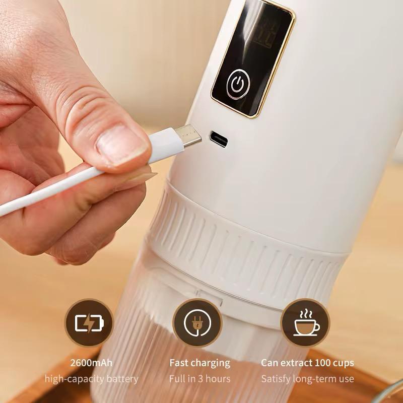 Machine à Café avec capsule Portable Rechargeable USB – Café Chaud   en Toute Liberté