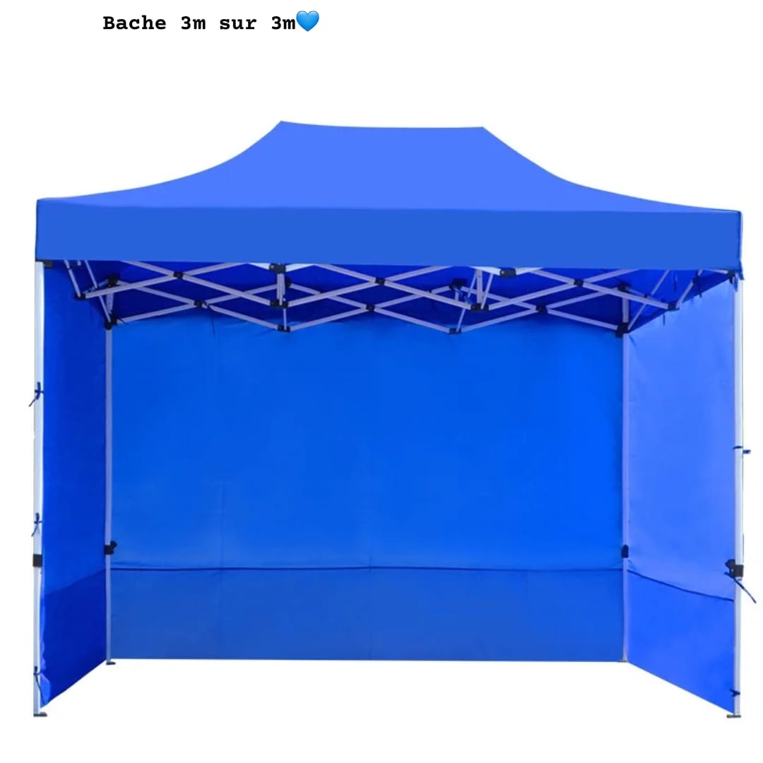 Bâche Tente Pliante 3x3m – Abri Pliable Résistant pour Événements & Commerce