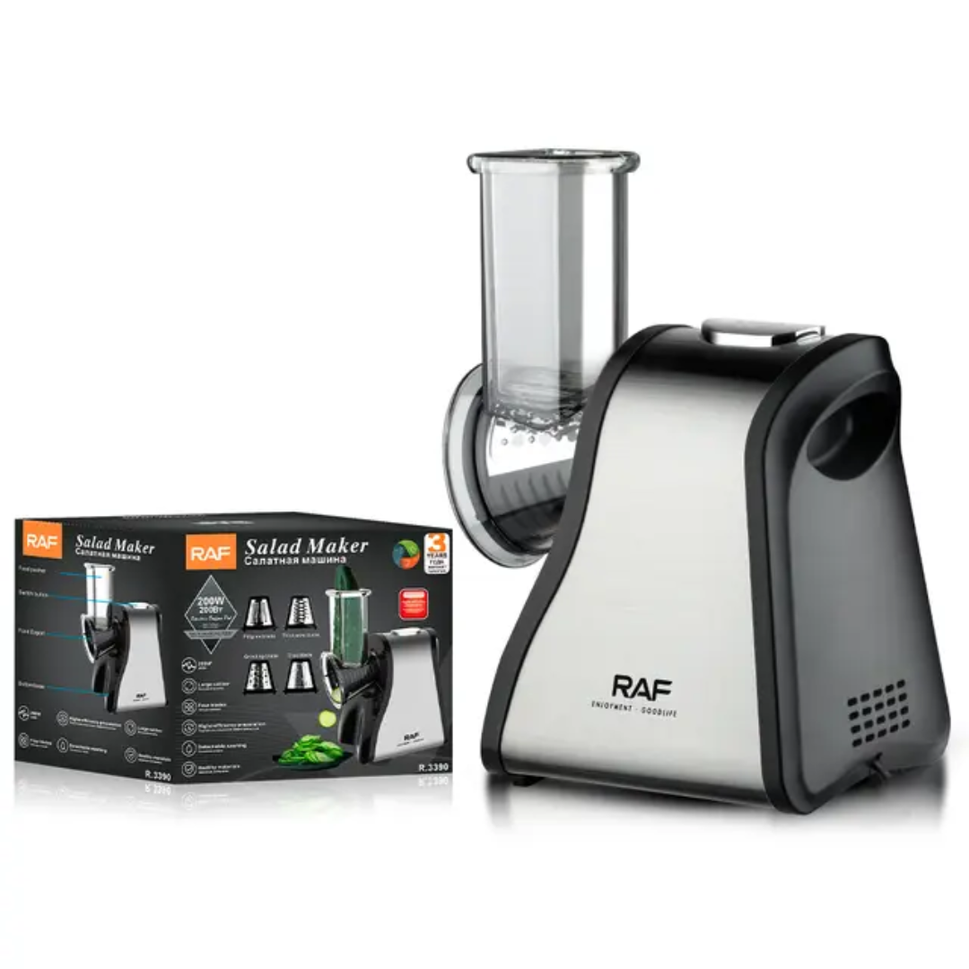 Coupe-Légumes Électrique RAF 200W – Salad Maker Multifonction